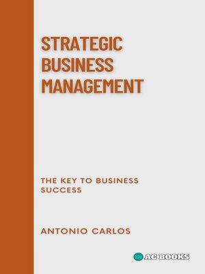 cover image of Strategic Business Management